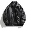 Spring PU Leather Jacket Loose Fit Jacket Short Leather Jacket