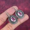 Серьги с розовым кунцитом, драгоценные камни, серьги из чистого серебра 925 пробы, серьги ручной работы с камнями по дате рождения, подарок для него