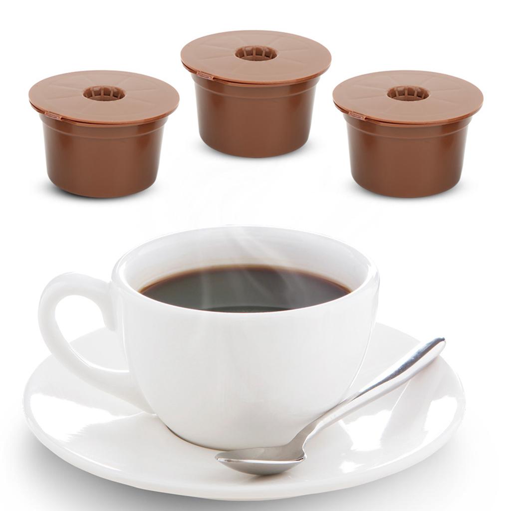 3 шт. многоразовые сменные фильтры для кофейных капсул, подходят для Caffitaly