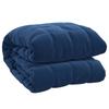 VidaXL Weighted Blanket Blue 220x260 Cm 11 Kg Fabric 350802