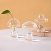 Mushroom Flower Glass Flower Pots Vase for Flowers Bubble Flower Bottle Hydroponic Pot Plants Arrangement Vase Room Table Decor