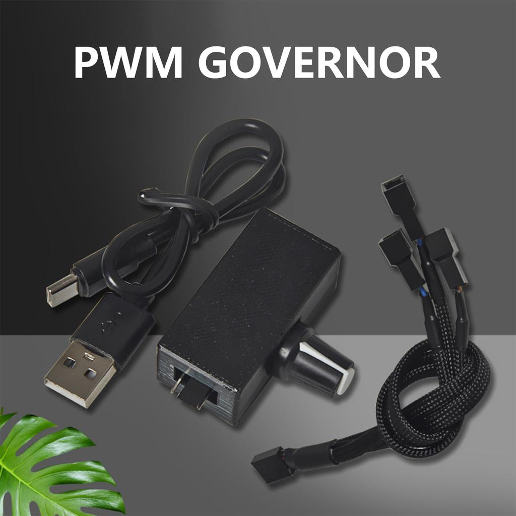 Регулируемый контроллер скорости вентилятора охлаждения ПК USB-кабель-адаптер 4Pin DC5V-12V преобразователь питания с 2/3-сторонним разветвителем