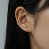 NORMALLEE [14K] Basic Cubic Earrings (3mm)