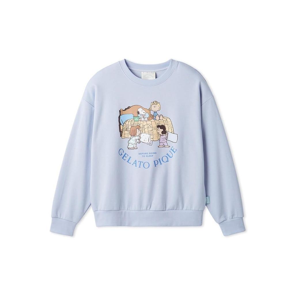 gelato pique PEANUTS Original Art One-Point French Terry Pullover PWCT255235 Ladies