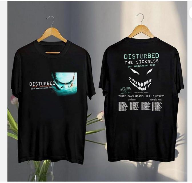 2025 Disturbed The Sickness 25th Anniversary Tour Shirt, The Sickness 2025.