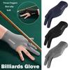 Дышащие перчатки для снукера, перчатка на три пальца для левой/правой руки, переносная перчатка для бильярда