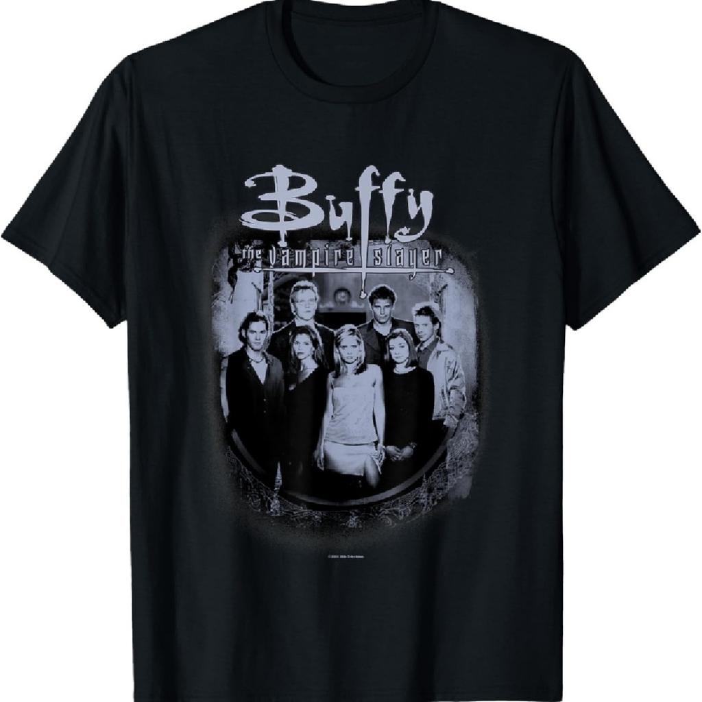 Buffy The Vampire Slayer Distressed Vintage Scooby Gang T-Shirt