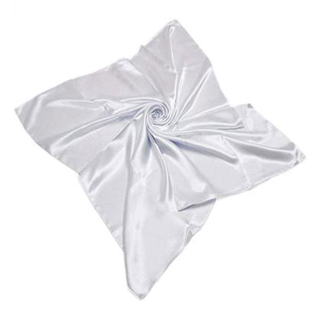 Атласный шелковый большой квадратный простой шарф на шею размером 90x90 см в морском стиле, 24 цвета