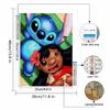 Full Round Diamond Painting Lilo & Stitch Art Rhinestone Picture Mosaic DIY 5D Cross Stitch Embroidery Home Decoration