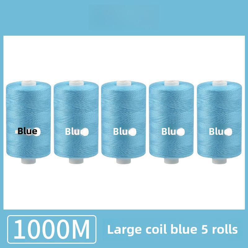 1000 ярдов ниток для бытового шитья: Полиэстер, цветная ручная работа, тонкая катушка