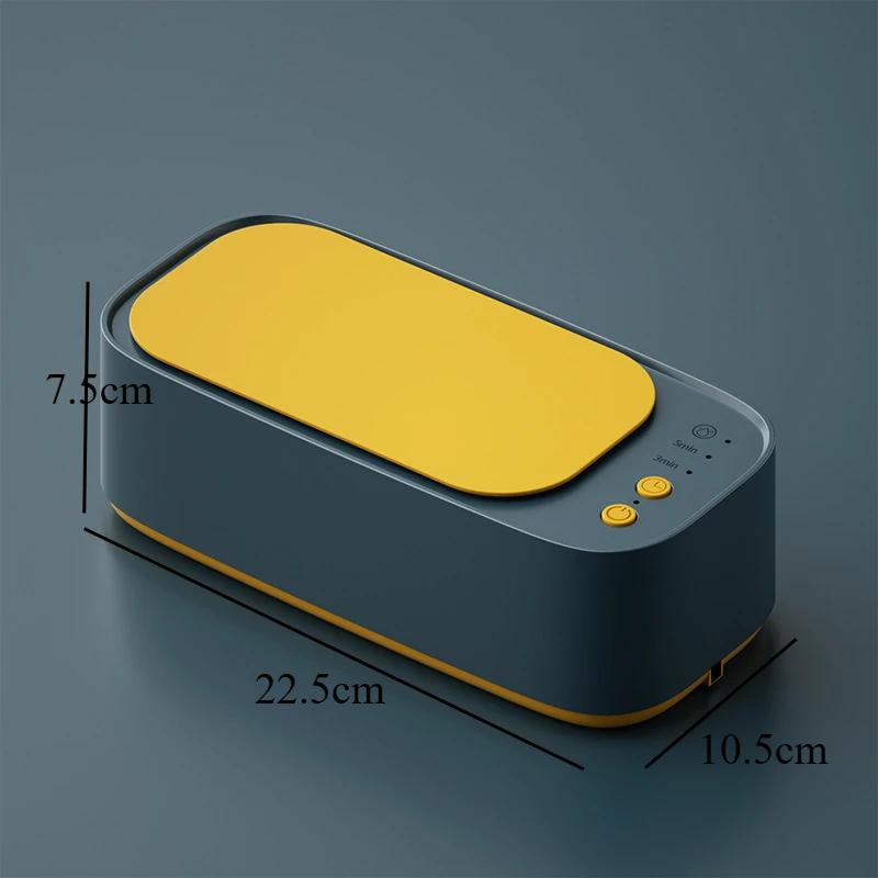 Ультразвуковой очиститель 45000 Гц USB перезаряжаемый портативный высокочастотный вибрационный очиститель очков ювелирных изделий бытовые машины