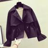 Short Small Trench Coat for Women's Spring and Autumn New Fashion Loose Versatile and Thin Coat for Women