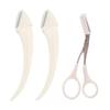 Facial Hair Removal Cosmetic Accessories Eyebrow Trimmer Set Eyebrow Scissors with Comb Makeup Tools Eyebrow Trimming
