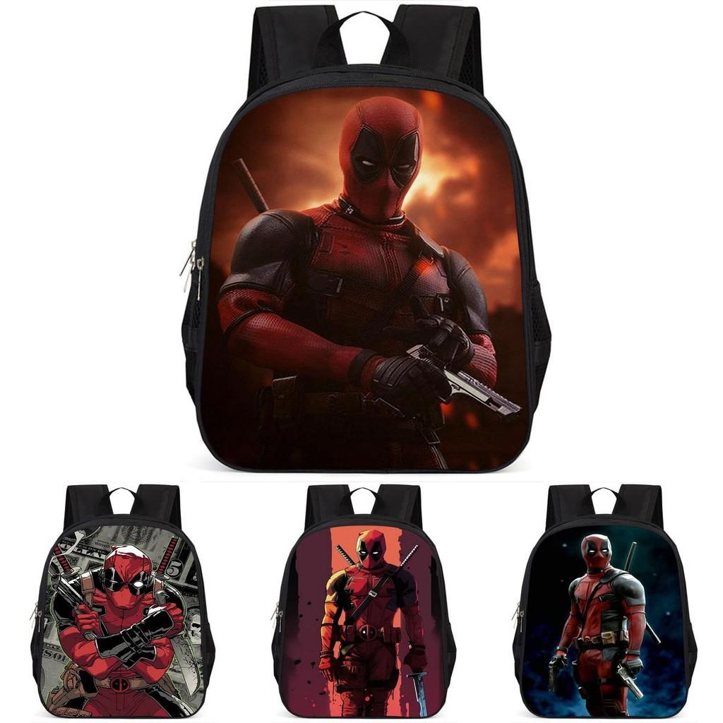Spacious 15 Inch Deadpool Backpack For Boys And Girls With Large Capacity Design