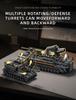 Совместимый с LEGO Вторая мировая война 1:28 Строительный набор 'Миномет Karl-Gerät и тележка с боеприпасами'