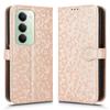 Flip Case for Xiaomi Redmi 15 5G / 4G, Wallet Rhombus, Gold