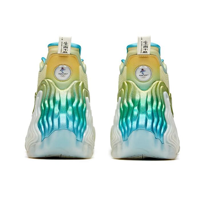 Anta Баскетбольные кроссовки Star Series High Top мужские белые синие 112031818A-15