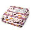 Dachshund Blanket Cover Dogs Animal  Flannel Throw Blanket Summer Air Conditioning Portable Ultra-Soft Warm Bedsprea