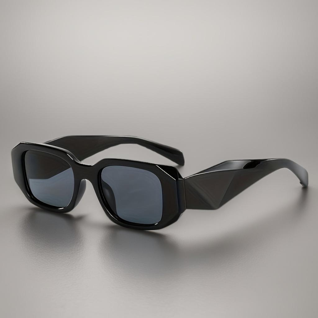 Стильные прямоугольные модные очки для мужчин и женщин. Идеально подходят для вечеринок, ночных клубов. Прочная поликарбонатная оправа. Декоративные очки.