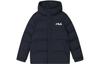 Men's FILA Down Jackets Men's Black Hooded Moderate Other
