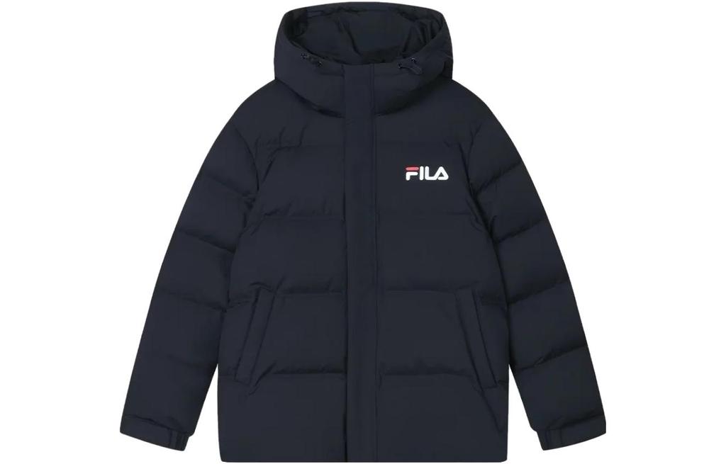 Men's FILA Down Jackets Men's Black Hooded Moderate Other