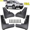 Set Molded Car Mud Flaps For Nissan X-Trail T31 2008-2013 Xtrail Splash Guards Mud Flap Mudguards Fender 2009 2010 2011