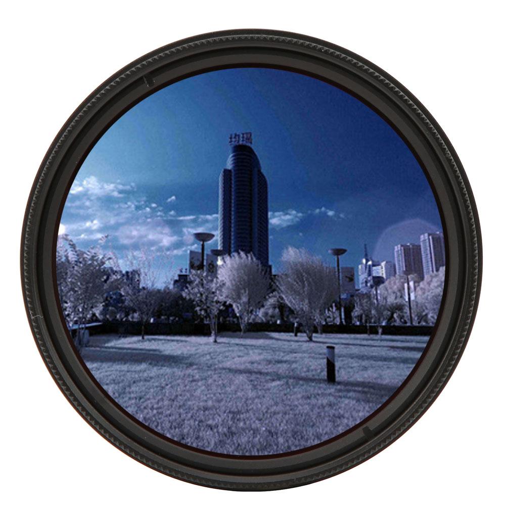 Infrared Filter Practical Integrated for IR Photography Creation