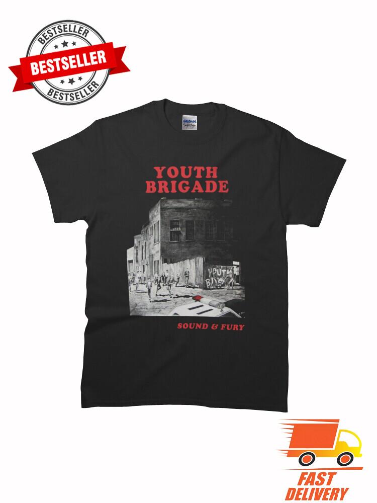 New Limited Youth Brigade sound amp fury Classic MAN WOMAN T-Shirt Size S to 5XL