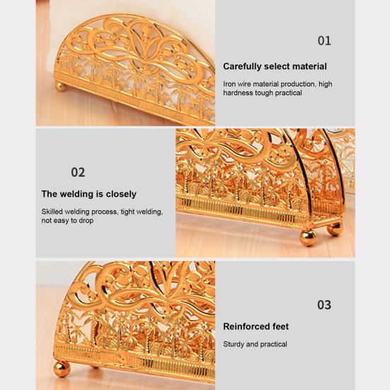 Table Napkin Holder Solid Organization Home Supplies Practical Creative Multi-purpose Paper Storage Shelf for