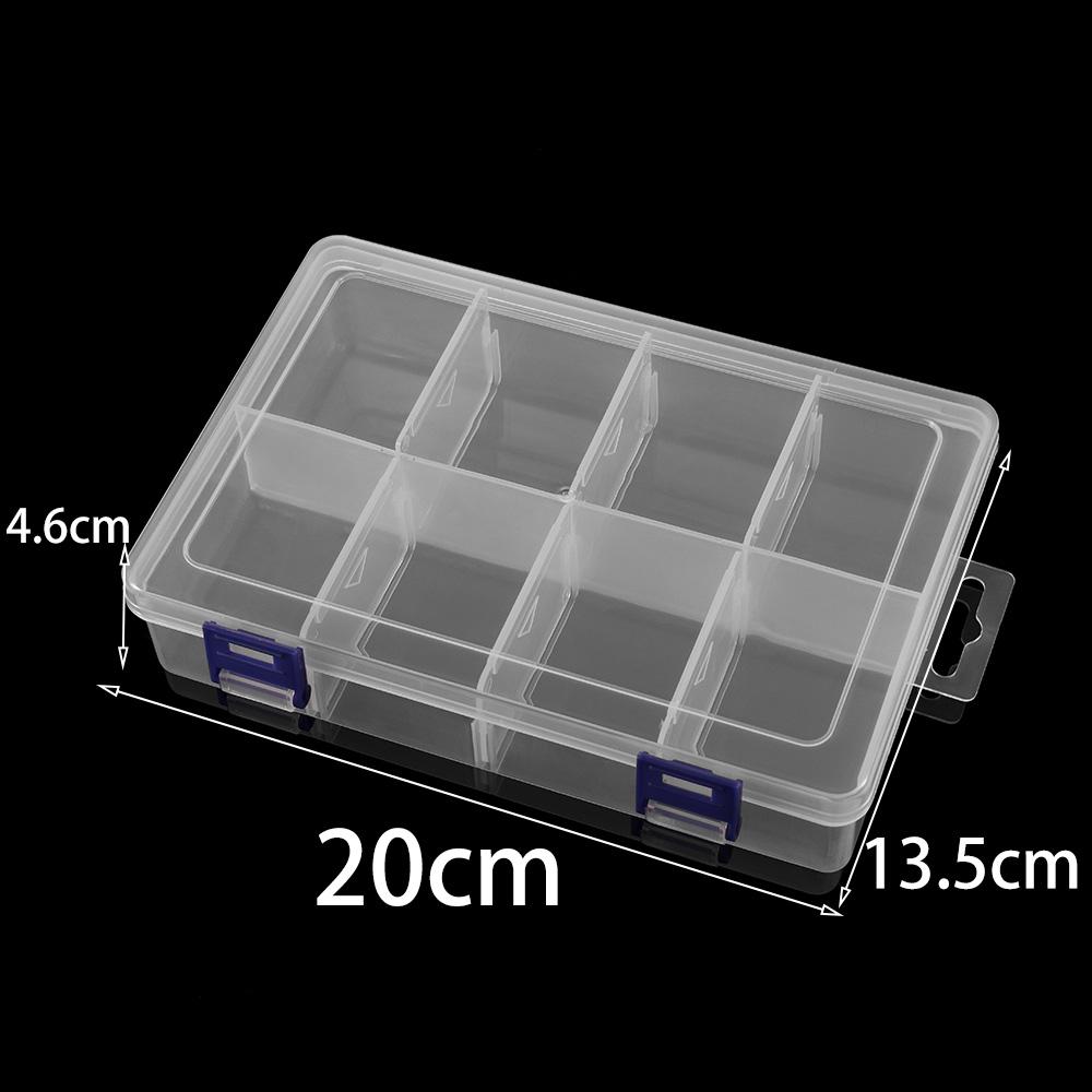 Multiple Styles Storage Container Jewelry Box Clear Plastic Organizer Box Earrings Rings Beads Storage Organizer Display Case