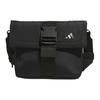 New Recycled Polyester Crossbody Bag, Shoulder Bag Regular Unisex Black JE3905