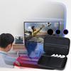 Lebakort Storage Case Compatible with DBPOWER/ieGeek/COOAU 11.5-12.5-inch Portable DVD Players (Black with Purple Case)