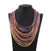 Exaggerated Multi-layer Leather Rope Necklace Retro Neck Chain Jewelry Accessories