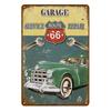 Винтажная металлическая табличка Route 66, Домашняя табличка, Металлический постер, Жестяная табличка, Настенные постеры, Ретро-эстетика, Декор комнаты, Настенное искусство, Украшение