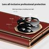 For Huawei Mate XT Ultimate Case Magnetic Hinge Leather+PC Kickstand Back Cover