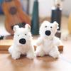 Милая милая маленькая белая собака West Highland, плюшевая игрушка, мультяшная кукла, сумка, подвесное украшение, брелок