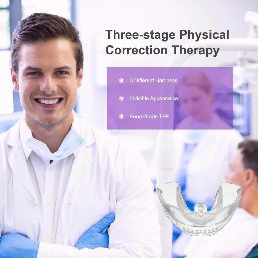 Tool Invisible Bruxism Tooth Retainer Tooth Tray 3 Stage Teeth Corrector