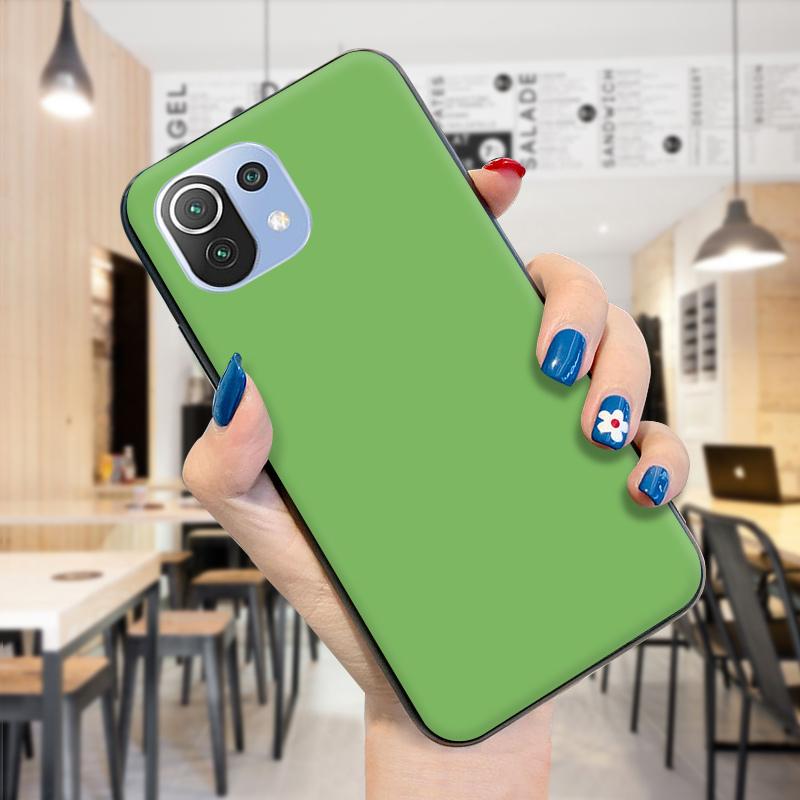 Сплошной цвет простой мягкий чехол для телефона противоударный силиконовый защитный чехол из ТПУ для Xiaomi Redmi