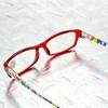 Женские очки для чтения с маленьким прямоугольным узором в красной оправе ручной работы и весенними дужками +0,75 +1 +1,25 +1,5 +1,75 до +4
