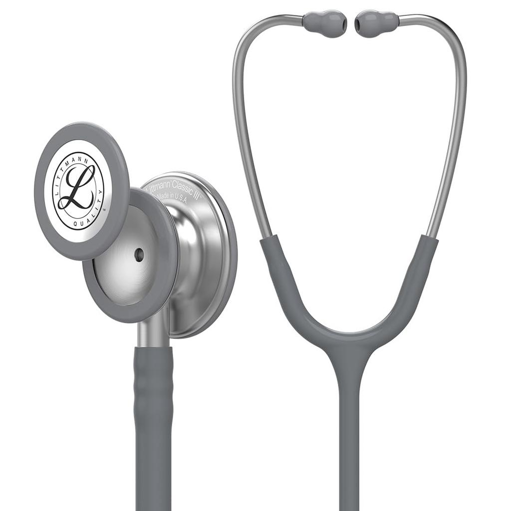 Стетоскоп 3M Littmann Classic III 5621, для взрослых и детей, серый,