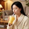 Collapsible 2-in-1 Ice Mold Cup Food Grade Silicone Ice Ball Maker  for Juice Drinks