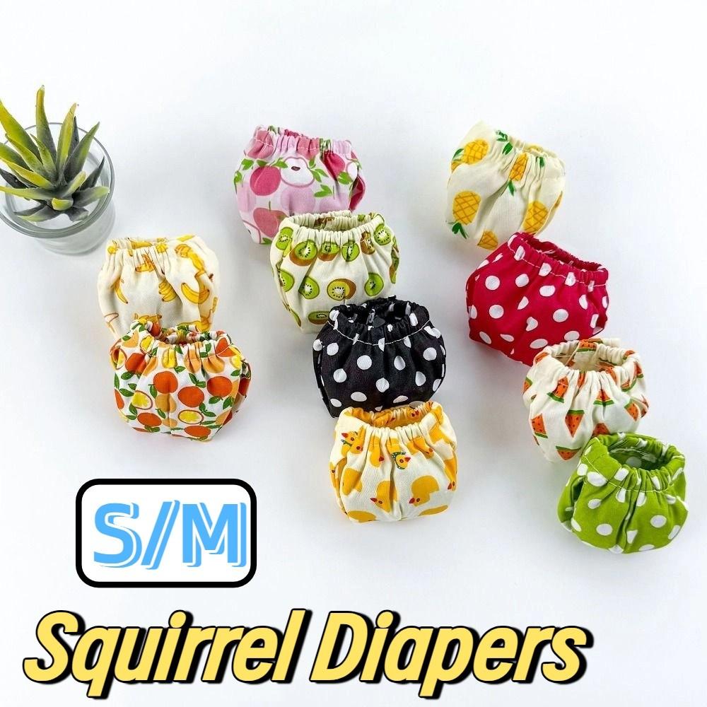Absorbent Pet Training Pants Adjustable Small Pet Diapers For Guinea Pigs, Squirrels