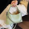 2025 European and American Style New Women's Bag Fashionable Underarm Bag Simple Bag Chain Handbag Casual Large-capacity Tote Bag