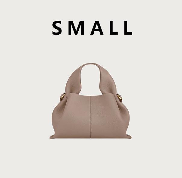 Pol Cloud Сумка-пельмень из натуральной кожи класса люкс в ретро французском стиле