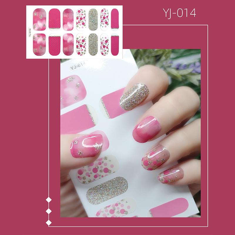 1шт наклейки для дизайна ногтей самоклеящиеся обертывания для ногтей полное покрытие наклейка маникюр