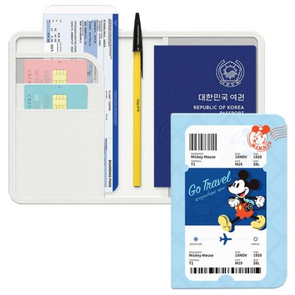 Disney Travel Anti-hacking Passport Case Anti-skimming RFID Blocking Anti-hacking Design Passport Wallet Disney Genuine