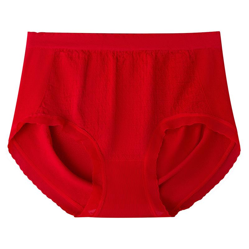 Красное нижнее белье, женские трусы, антибактериальные женские трусики без следов