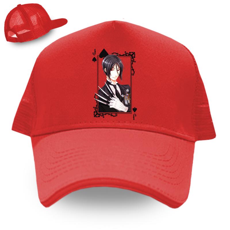 Black Butler Sebastian Baseball Cap Kuroshitsuji Toboso Yana Anime Unisex Women Caps Fashion Hip Hop Hat