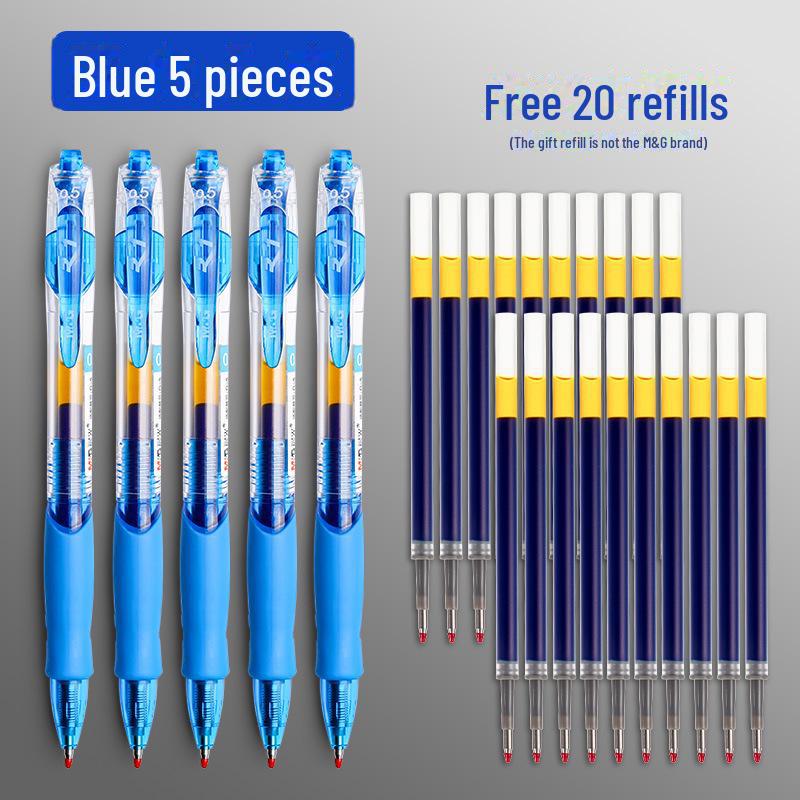 Студенческий экзамен 0,5 мм гелевая ручка с черным углеродным покрытием, шариковая ручка, ручка для подписи