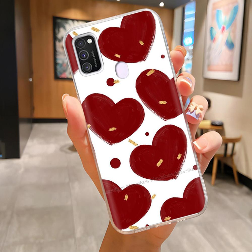 Для Samsung Galaxy M21 M31 Чехол Мягкий ТПУ Мягкий Силикон Модный Чехол для Телефона Для Samsung M21 M31 Funda Роскошная Задняя Крышка Coque Para